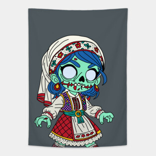 Cute Turkish Zombie Tapestry