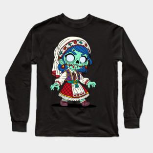 Cute Turkish Zombie Long Sleeve T-Shirt
