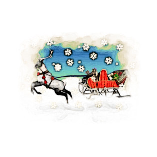 Santa's Sleigh T-Shirt