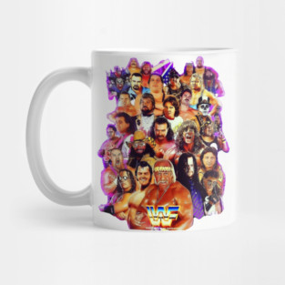 80s 90s WRESTLING STARS Mug