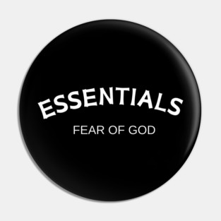 Essentials fear of god - fog Pin