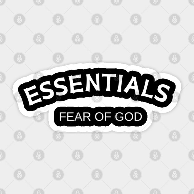 Essentials fear of god - fog Sticker by T-SHIRT-2020