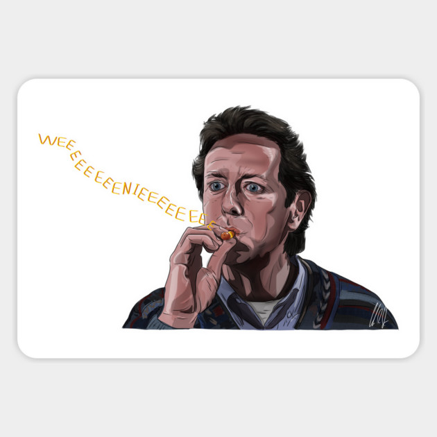 Santa Clause: My Weenie Whistle Magnet by 51Deesigns