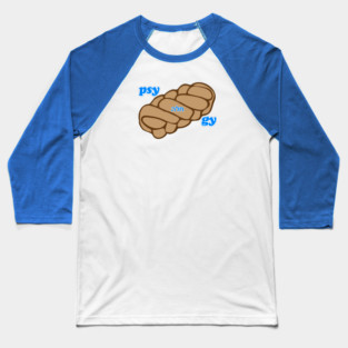 Psy-challah-gy Jewish T-Shirt - Funny Jewish Psychology , Jewish Hanukkah Gift Baseball T-Shirt