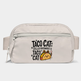Taco Cat, Funny Palindrome for Cat and Taco Lovers Bag