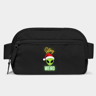 Stay Weird Christmas Alien Bag