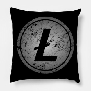 Litecoin LTC - Crypto Currency Pillow