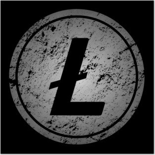 Litecoin LTC - Crypto Currency Posters and Art