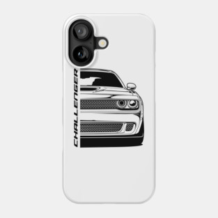 Dodge Challenger SRT Black Print Phone Case