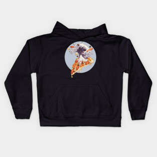 kanagawa pizza Kids Hoodie