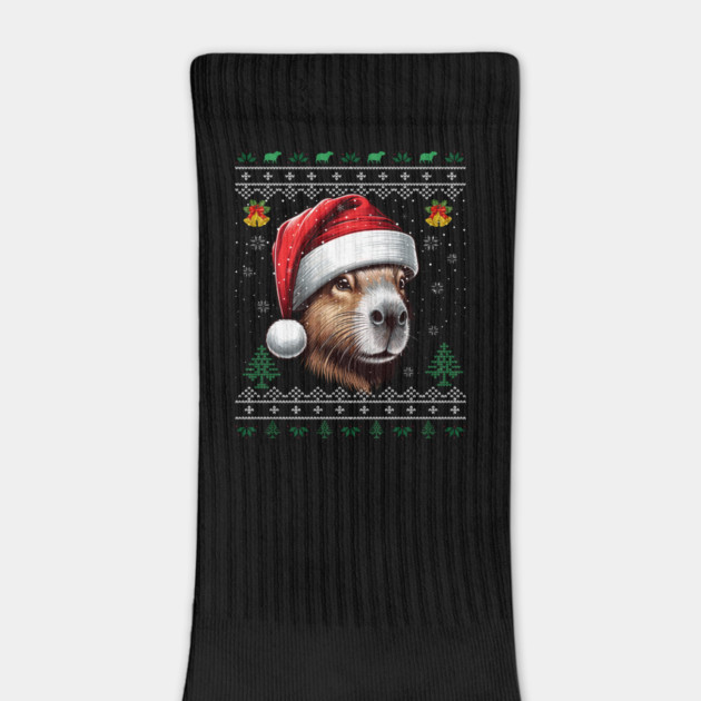 Capybara Santa by JessArty
