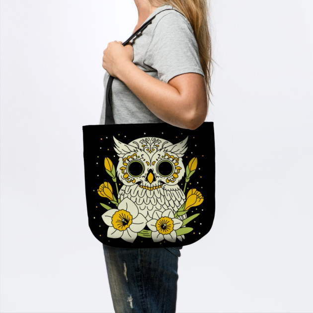 December Narcissus & Owl Skull by H. R. Sinclair