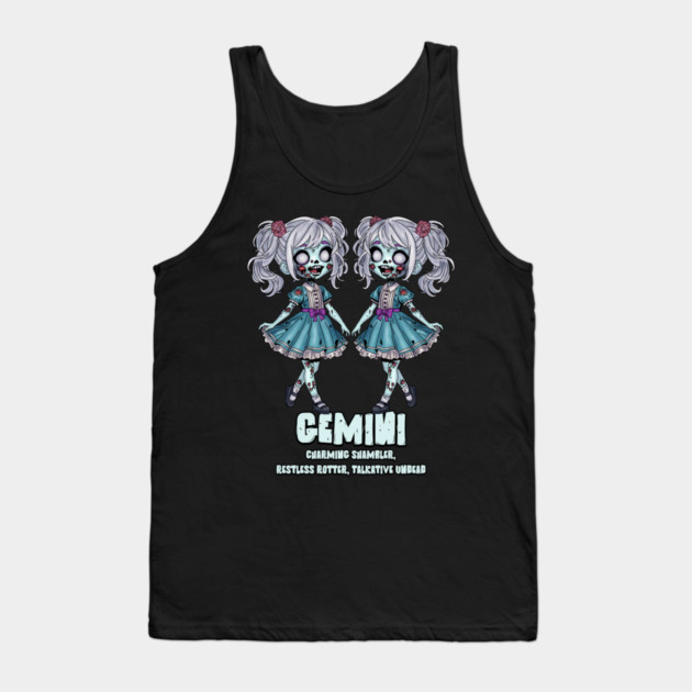 Gemini Zombies Tank Top by H. R. Sinclair