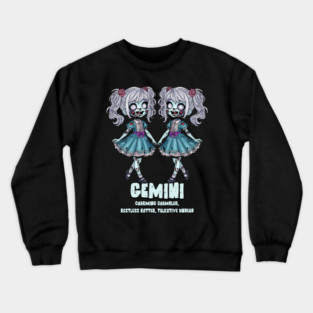 Gemini Zombies Crewneck Sweatshirt