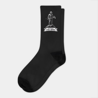 West Virginia Coal Miner National Miners Day Socks