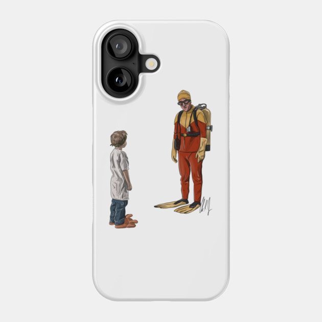 Big Daddy: Frankenstein & Scuba Sam Phone Case by 51Deesigns