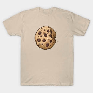Chocolate Chip, Delicious Chocolate Chip Cookie Design, Perfect for Cookie Lovers and Dessert Enthusiasts T-Shirt