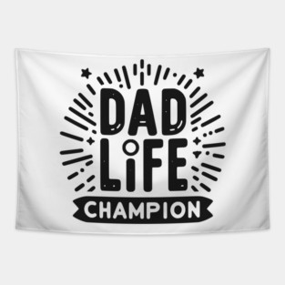 Dad Life Champion Tapestry
