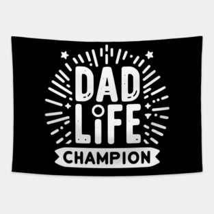 Dad Life Champion Tapestry