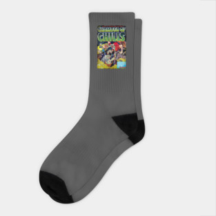 Undead Vintage Comic Tee Socks