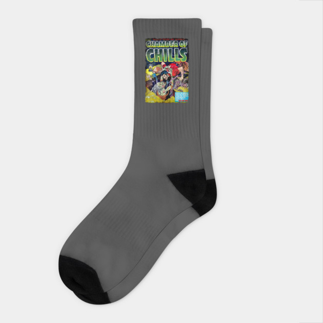 Undead Vintage Comic Tee Socks by Joaddo