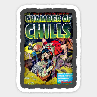 Undead Vintage Comic Tee Sticker