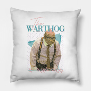 The Warthog // 90s Retro Aesthetic Pillow