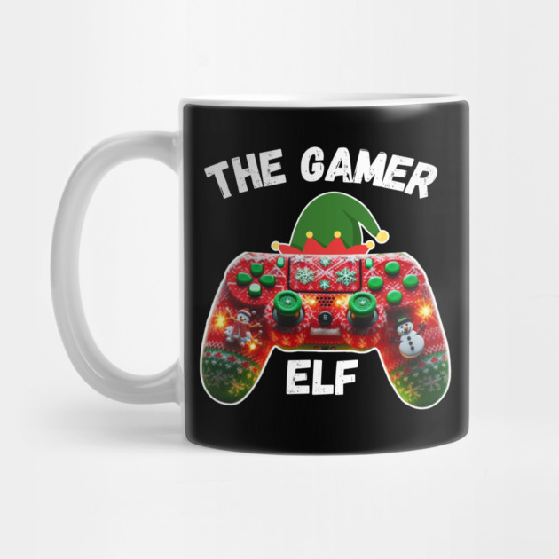 I'm The Gamer Elf, Christmas Gaming controller by Creatifly Graphic Tees