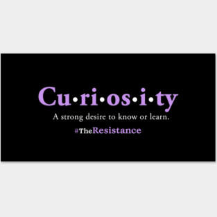 Curiosity Definition Posters and Art