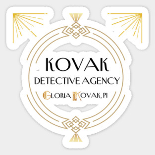 Kovak Detective Agency Sticker
