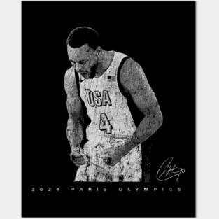 Steph Curry USA Team Vintage Posters and Art