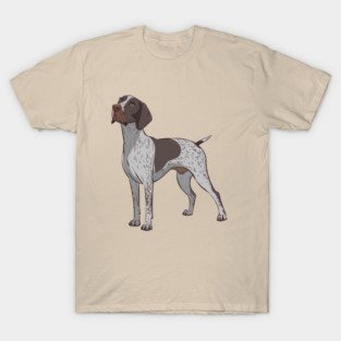 German Shorthaired Pointer, A Loyal Hunter’s Companion in Stunning Artwork T-Shirt