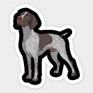 German Shorthaired Pointer, A Loyal Hunter’s Companion in Stunning Artwork Sticker