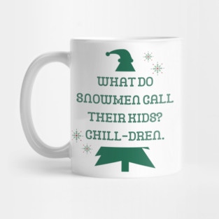 Christmas Snowman Joke - Funny Quote Mug