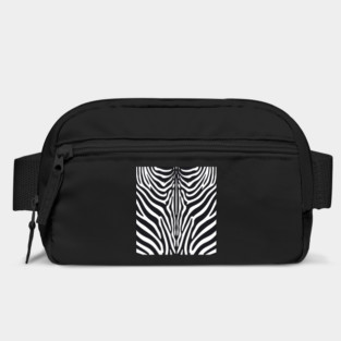 Zebra Stripes Design, Modern, Minimalist Art for Animal Lovers Bag