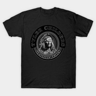 tyler childers feathered indians black T-Shirt