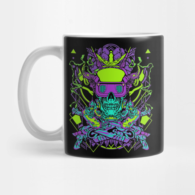 Cyberpunk Skull by Urbanprint
