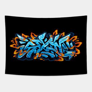 STAYHOOM Graffiti Style Tapestry