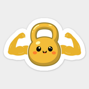 Kettlebell Workout Heavy Weight Sticker