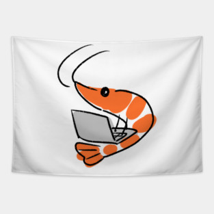 IT shrimp Tapestry