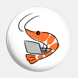 IT shrimp Pin