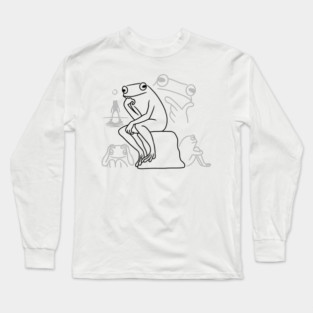 The thinker Long Sleeve T-Shirt