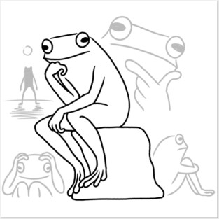 The thinker Posters and Art