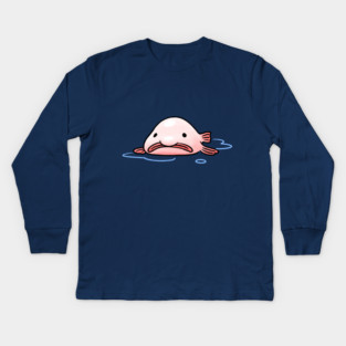 A blobfish Kids Long Sleeve T-Shirt