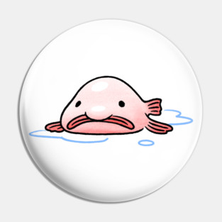 A blobfish Pin