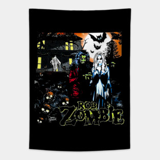 Rob Zombie Eerie Aesthetic Tapestry