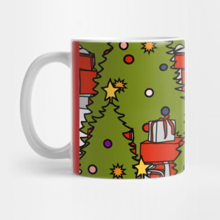 Christmas Tree Pattern Mug