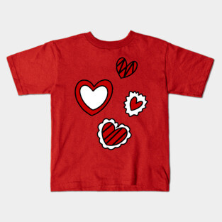 Valentine Hearts Kids T-Shirt
