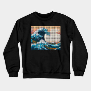 Great Wave Mosaic Crewneck Sweatshirt
