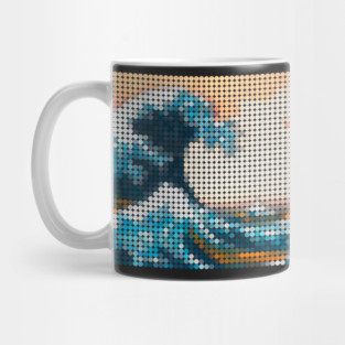 Great Wave Mosaic Mug